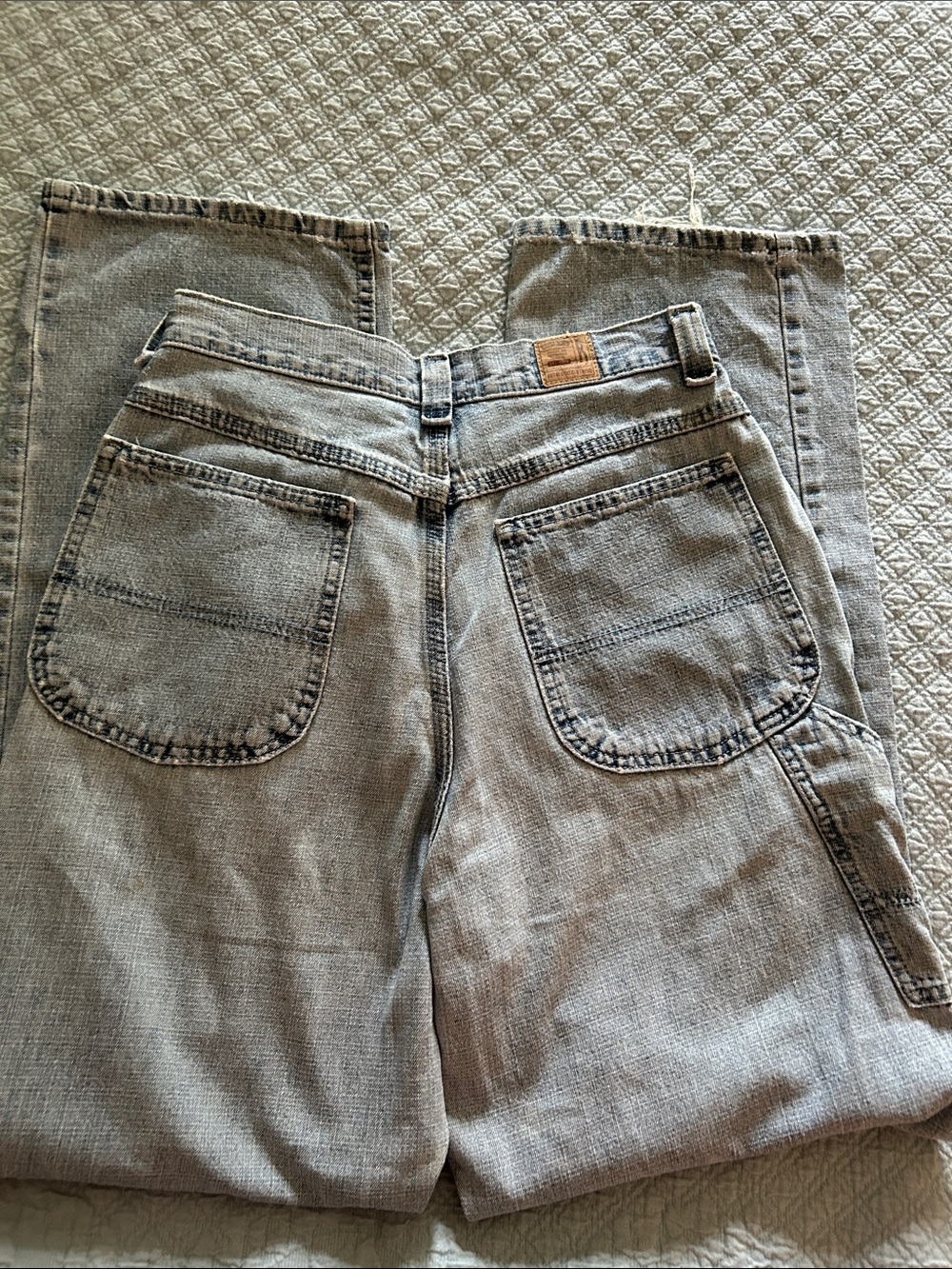 Womans Vintage Rider Carpenter Denim Jeans - size 6 High Rise Distressed